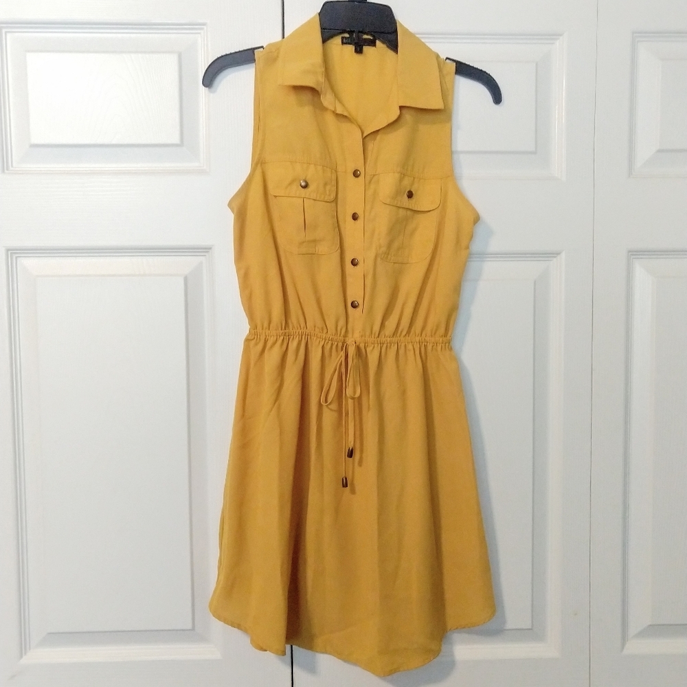 Bebop mustard yellow dress
